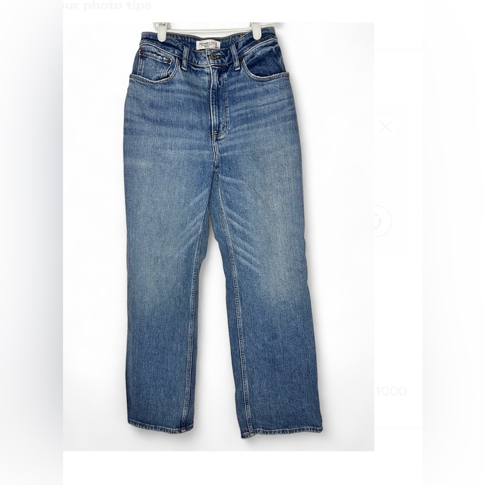 Abercrombie & Fitch Blue Straight Leg Jeans